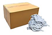 Pro-Clean Basics Smooth Jersey T-shirt Rags, Assorted Sizes, White, 50-Lb Box 1 thumbnail image