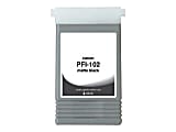 Clover Imaging Group Wide Format - 130 ml - matte black - compatible - box - remanufactured - ink cartridge (alternative for: Canon PFI-102MBK) - 1 thumbnail image