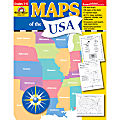 Evan-Moor® Maps Of The USA, Grades 1-6