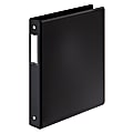 Cardinal® EasyOpen™ 3-Ring Binder With Locking Rings, 1" Round Rings, 60% Recycled, Black 1 thumbnail image