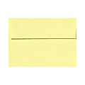 LUX Invitation Envelopes, A2, Peel & Press Closure, Lemonade Yellow, Pack Of 1,000