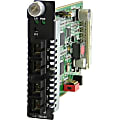 Perle C-100MM-S2SC20 Media Converter - 2 x SC Ports - 100Base-LX, 100Base-FX - 12.43 Mile - Internal