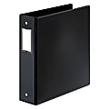 Cardinal® EasyOpen™ 3-Ring Binder With Rings, 2" Round Rings, 60% Recycled, Black 1 thumbnail image