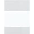 Office Depot® Brand 4 Mil White Block Reclosable Poly Bags, 24" x 24", Clear, Case Of 250
