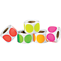 Tape Logic® Inventory Circle Labels, DL1237, 3", Assorted Fluorescent Colors, Case Of 5,000 1 thumbnail image