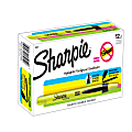 Sharpie® Retractable Highlighters, Fluorescent Yellow, Pack Of 12 1 thumbnail image