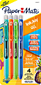 Paper Mate InkJoy Gel Pens, Medium Point, 0.7 mm, Assorted Tropical Vacation Colors, Pack Of 4 Pens