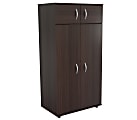 Inval 4 Door Wardrobe Armoire, Espresso-Wengue 1 thumbnail image