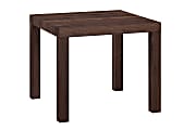 Ameriwood™ Home Parsons End Table, 17-1/2"H x 20"W x 20"D, Brown 1 thumbnail image