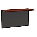 WorkPro® Modular 48"W Bridge, Charcoal/Mahogany