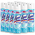 Lysol Crisp Linen Disinfectant Spray - 19 fl oz (0.6 quart) - Crisp Linen Scent - Easy to Use - Clear - 12 / Carton 1 thumbnail image