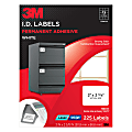 3M™ Permanent Inkjet/Laser Identification Labels, 2" x 2 5/8", White, Pack Of 225 1 thumbnail image