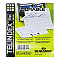 TELINDEX® Flip Address Card Refills, Pack Of 100
