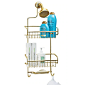 Better Houseware Rust-Proof Extra-Large Shower Caddy, 27-1/2”H x 11-3/4”W x 4-3/8”D, Gold 1 thumbnail image