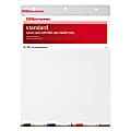 Office Depot® Brand Standard Easel Pads, 27" x 30 1/4", 50 Sheets, White, Pack Of 2 1 thumbnail image