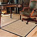 Deflect-O® Harbour Pointe Decorative Chair Mat, For Hard Floors, 45"W x 53"D, Jute 1 thumbnail image