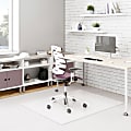 Deflecto® DuraMat Chair Mat For Low-Pile Carpet, Rectangle, 46"W x 60"D, Clear 1 thumbnail image