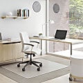 Deflecto SuperMat Medium Weight Chair Mat For Carpet, 60" x 46", Rectangle, Clear 1 thumbnail image