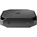 HP Z2 Mini G3 Workstation - 1 x Intel Xeon Quad-core 4 Core E3-1205 v6 3 GHz - 16 GB DDR4 SDRAM RAM - 512 GB SSD - Mini PC - Space Gray, Black Chrome Accent - Windows 10 Pro 64-bitIntel HD Graphics P630 - Serial ATA/600 Controller 1 thumbnail image