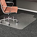 Deflecto RollaMat Chair Mat For Medium-Pile Carpeting, Rectangular, 45"W x 53"D, Clear