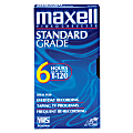 Maxell® Video Tape, GX-Silver, 120 Minutes