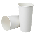 SKILCRAFT® Disposable Paper Cups, 32 Oz, White, Case Of 100 (AbilityOne 7350-01-645-7876)