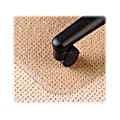 Deflect-O Standard Anti-Static Chair Mat For Low-Pile Carpet, 60" x 46" (25" x 12" Lip), Clear 1 thumbnail image