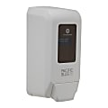 Pacific Blue Ultra® Wall-Mount Manual Soap & Sanitizer Dispenser, 11.49"H x 5.66"W x 4"D, White, 1 Dispenser 1 thumbnail image