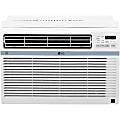 LG Window-Mounted Air Conditioner, 10,000 BTU, 15"H x 23 5/8"W x 22 3/16"D, White