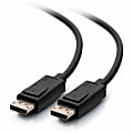 C2G 4K DisplayPort Cable With Latches, 6'