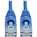Tripp Lite Cat6a 10G Snagless Molded Slim UTP Ethernet Cable (RJ45 M/M) Blue 3 ft. (0.91 m) - Category 6a  - N261S03BL 1 thumbnail image
