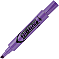 Avery Desk Style Highlighters, Chisel Point, Purple Barrel, Fluorescent Purple, Pack Of 12 1 thumbnail image
