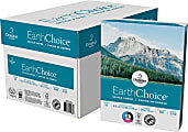 Domtar EarthChoice® Office Multi-Use Printer & Copy Paper, 10 Reams, White, Letter (8.5" x 11"), 5000 Sheets Per Case, 20 Lb, 92 Brightness 1 thumbnail image