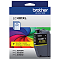 Brother LC401XL Yellow High-Yield Ink Cartridge, LC401XLY 1 thumbnail image