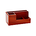 Rolodex® Wood Tones™ Desk Organizer, Mahogany