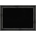 Amanti Art Cork Bulletin Board, 41" x 29", Black, Rustic Pine Black Wood Frame