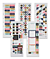 TUL® Discbound Notebook Sticker Sheets, 3" x 8-1/2", Assorted, 10 Sheets, 2 Sheets of 5 Designs
