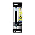 Pilot® G2® Premium Gel Ink Refills, Extra-Fine Point, 0.5 mm, Blue Ink, Pack Of 2