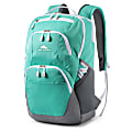 High Sierra Swoop Backpack With 17" Laptop Pocket, Aqua (Instore Version) 1 thumbnail image