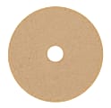 3M Burnish Pads, 19”, Tan, Case Of 5 Pads