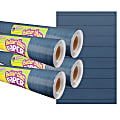 Teacher Created Resources® Better Than Paper® Bulletin Board Paper Rolls, 4' x 12', Admiral Blue Wood, Pack Of 4 Rolls 1 thumbnail image