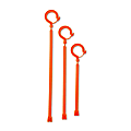 Ergodyne Squids 3540M Tie Hooks, 15-13/16", Orange, Pack Of 6 Hooks