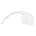 Office Depot® Brand Merchandise Tags, Size 5, 1.09" x 1.75", White, Pack Of 500