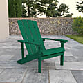 Flash Furniture Charlestown All-Weather Adirondack Chair, Green