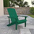 Flash Furniture Charlestown All-Weather Adirondack Chair, Green 1 thumbnail image