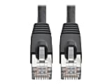 Tripp Lite Cat6a Snagless Shielded STP Patch Cable 10G, PoE, Black M/M 25ft - 1 x RJ-45 Male Network - 1 x RJ-45 Male Network - Shielding - Black 1 thumbnail image