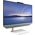 Asus Zen AiO M5401WUA-DS704T All-In-One Desktop PC, 23.8" Touchscreen, AMD Ryzen 7, 16GB Memory, 512GB Solid State Drive, White, Windows® 10 Home