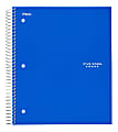 Five Star® Wirebound Notebook Plus Study App, 1 Subject, College Ruled, 8 1/2" x 11", Pacific Blue
