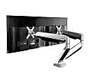 Loctek D7 Gas-Spring Monitor Arm, Dual, 18 1/8"H x 6 1/2"W x 12 13/16"D, Silver 1 thumbnail image