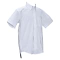 Royal Park Men's Uniform, Short-Sleeve Oxford Polo Shirt, Small, White